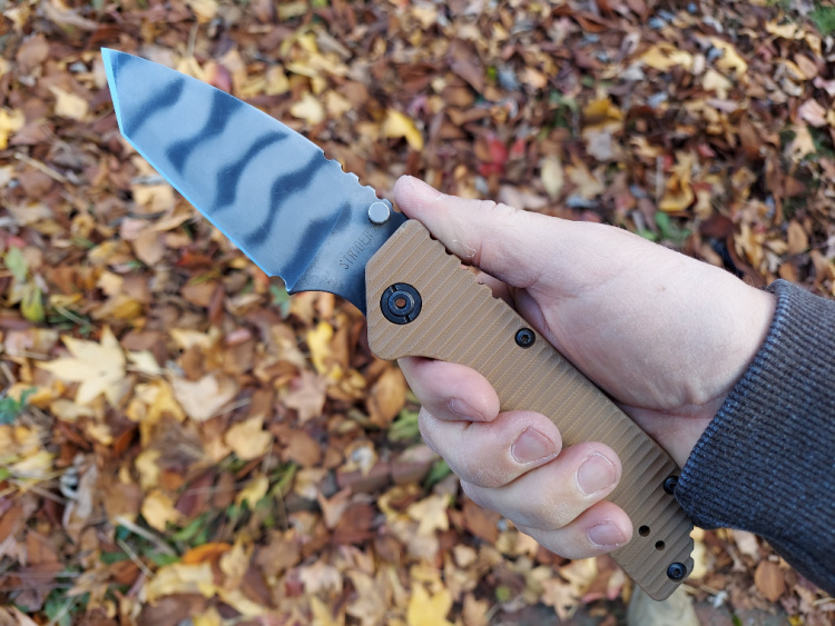 Strider GB knife - it's huge!