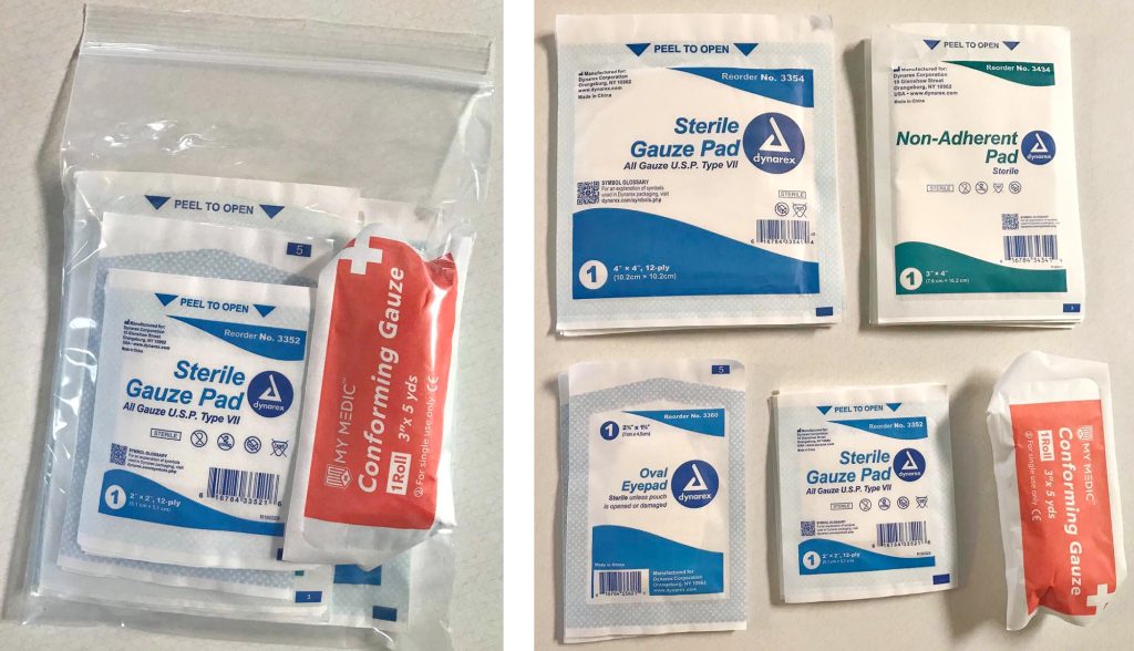 MyMedic MyFAK gauze pack