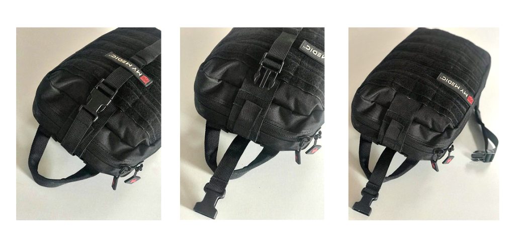 MyMedic MyFAK large, handle, securing strap.